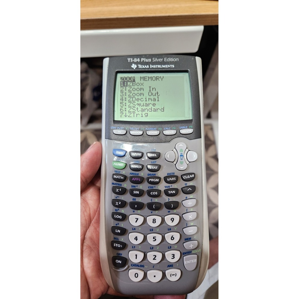 Texas Instruments TI-84 Plus Silver Edition Graphing Calculator Silver Grey